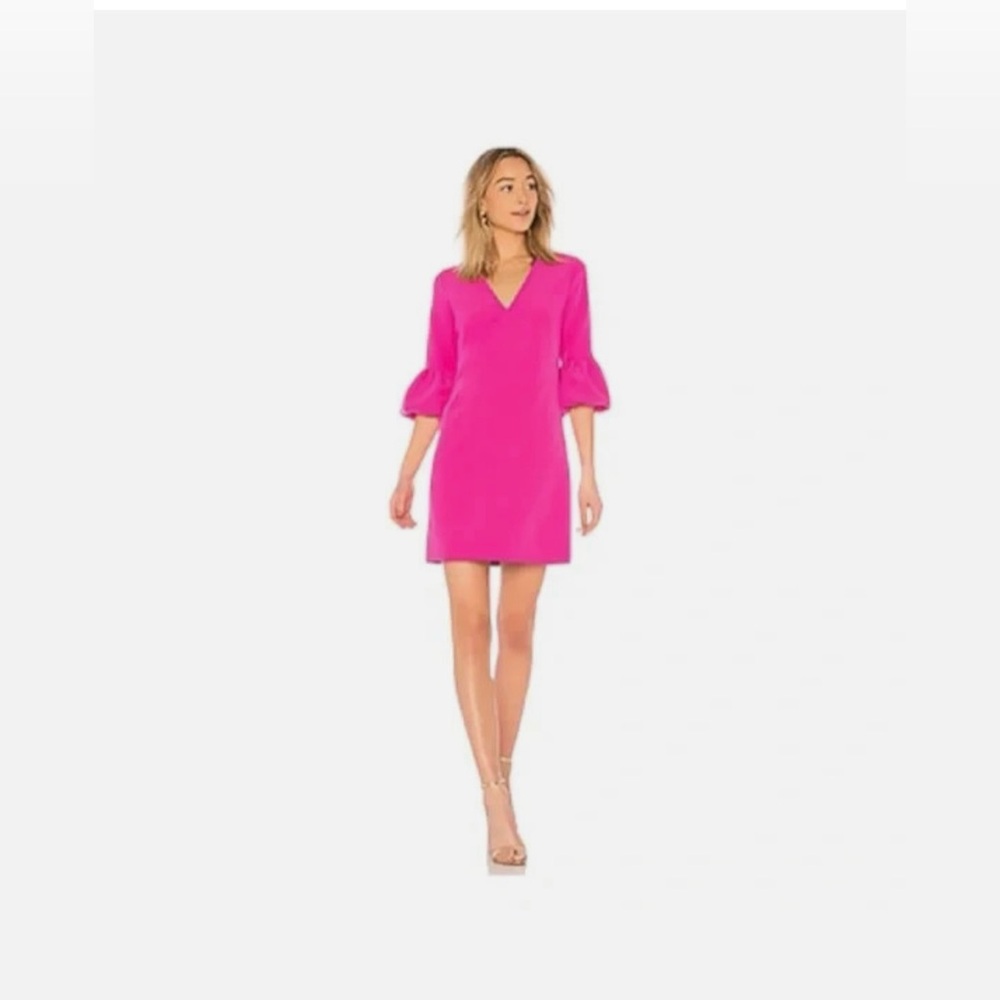 NWT Milly Pink (raspberry) Mandy Cady Mini Dress, size 4